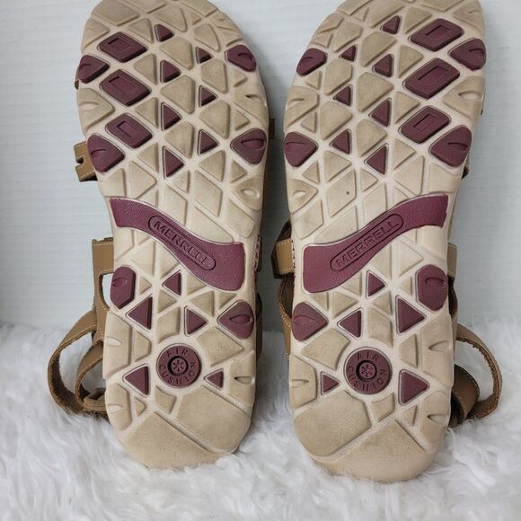 Merrell Sandspur Rose Convert Womens Size 10 Sandals Tobacco Pomegranate J002692 - Picture 10 of 10